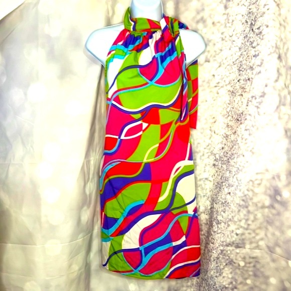 Buckhead Betty Small Neon Sleeveless Dress - Picture 1 of 13